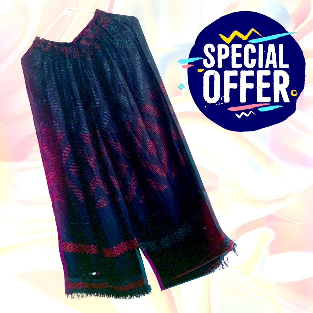 Woman Flare Pants See thru Soft Material